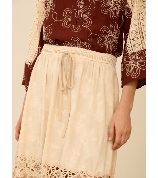 Falda Encaje Bordado 2
