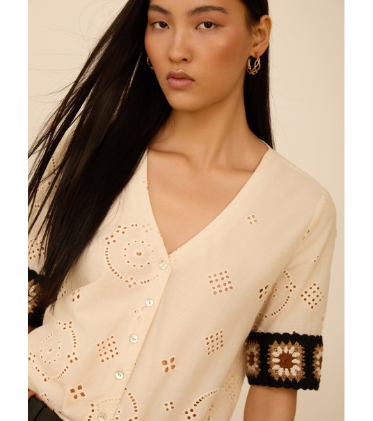 Blusa Puño Crochet 2