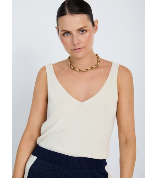 Top Punto Metalizado