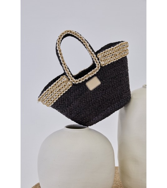 Capazo Rafia lurex 2