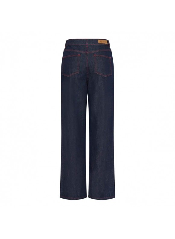Pantalón Pespunte Burdeos