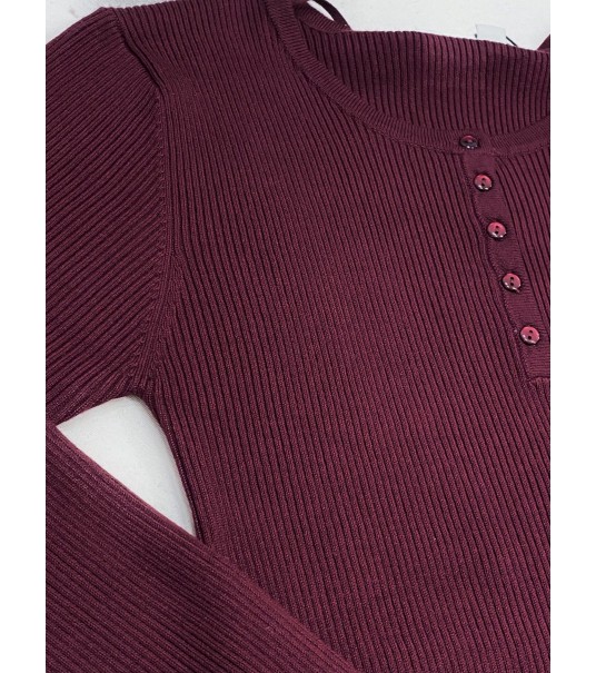 Jersey Fino Burdeos